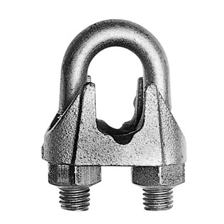 WIRE ROP GRIP ZINC 8MM, 5/16 INCH WIRE ROPE (ELECTRO GAL)